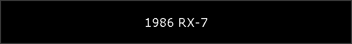 1986 RX-7